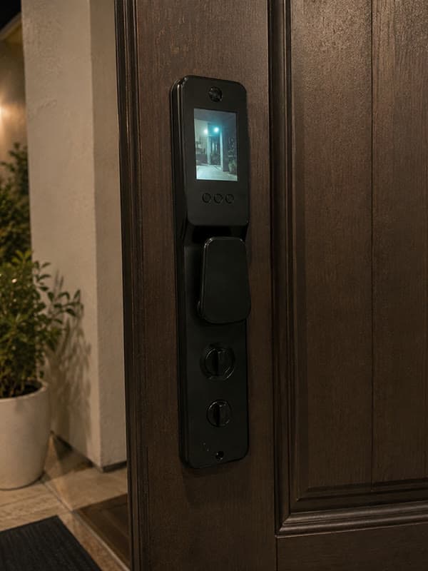 Fechadura Digital com Reconhecimento Facial e Câmera Casas Conect instalada — foto de cliente 2