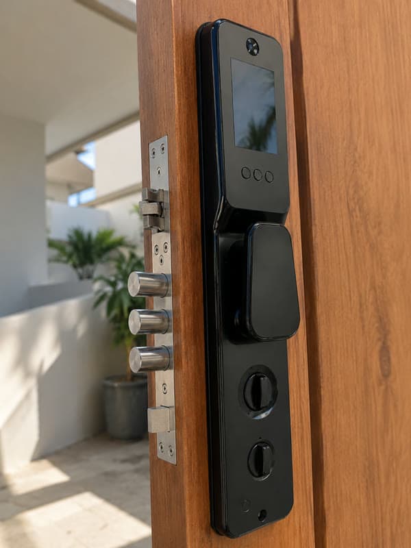 Fechadura Digital com Reconhecimento Facial e Câmera Casas Conect instalada — foto de cliente 4